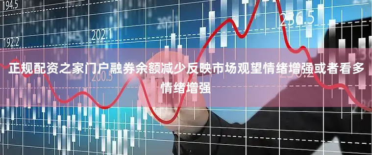 正规配资之家门户融券余额减少反映市场观望情绪增强或者看多情绪增强