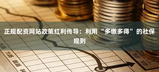 正规配资网站政策红利传导：利用 “多缴多得” 的社保规则